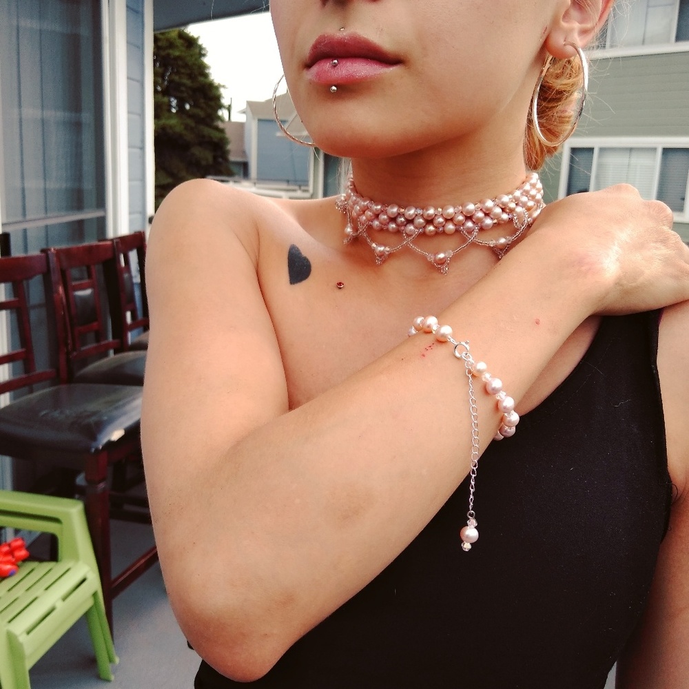 Freshwater pearl set